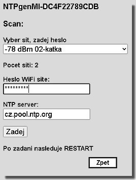 nastaveni WiFi