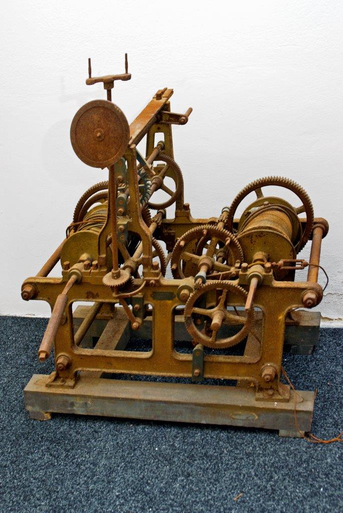 Věžní stroj F. X. Beitel nálezový stav