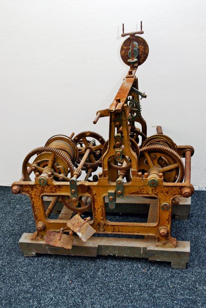Věžní stroj F. X. Beitel nálezový stav