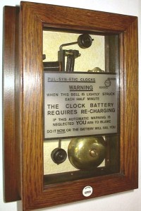 kontrolní zvonek cca z roku 1930