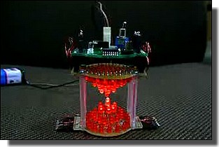 Přesýpací LED hodiny