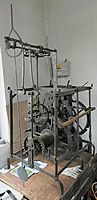 barokní stroj - před dokončením restaurování